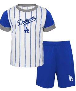 Toddler White/Royal Los Angeles Dodgers Position Player T-Shirt & Shorts Set