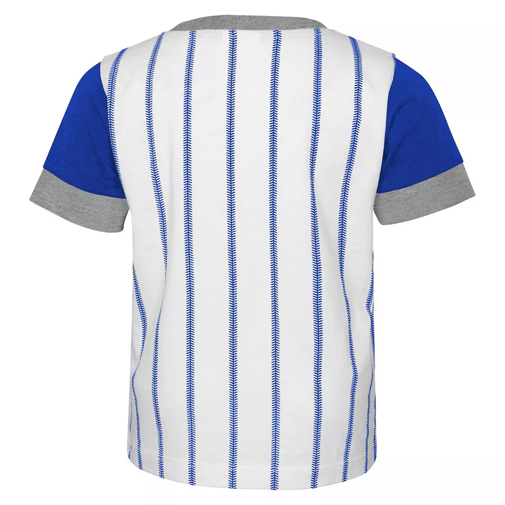 Toddler White/Royal Los Angeles Dodgers Position Player T-Shirt & Shorts Set 3 Toddler White/Royal Los Angeles Dodgers Position Player T-Shirt & Shorts Set - Image 3