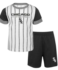 Alternative view of Toddler Black/White Chicago White Sox Position Player T-Shirt & Shorts Set