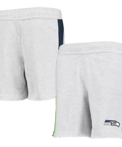 Youth Heathered Gray Seattle Seahawks Wingback Shorts