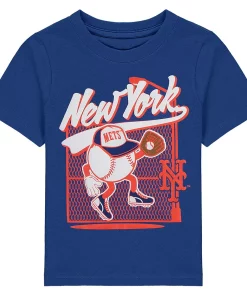 Toddler Royal New York Mets On the Fence T-Shirt -MLB Shop 5729189 ALT