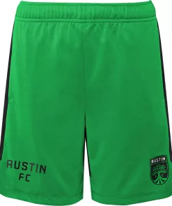 Alternative view of Youth Green/Black Austin FC Spot Kick Shorts