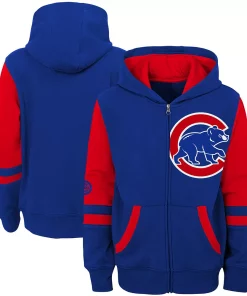 Toddler Royal/Red Chicago Cubs Stadium Full-Zip Hoodie Jacket -MLB Shop 5729991 ALT