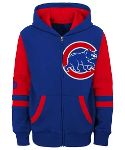 Toddler Royal/Red Chicago Cubs Stadium Full-Zip Hoodie Jacket -MLB Shop 5729991 ALT2