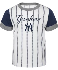 Toddler White/Navy New York Yankees Position Player T-Shirt & Shorts Set -MLB Shop 5730077 ALT2