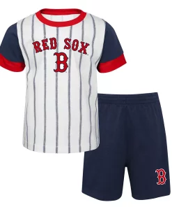 Toddler White/Navy Boston Red Sox Position Player T-Shirt & Shorts Set -MLB Shop 5730081 ALT