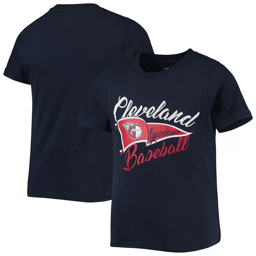 Girls Youth Navy Cleveland Guardians Team Fly The Flag T-Shirt 1 Girls Youth Navy Cleveland Guardians Team Fly The Flag T-Shirt