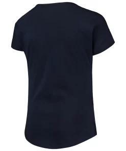 Girls Youth Navy New York Yankees Dream Scoop-Neck T-Shirt -MLB Shop 5741952 ALT3