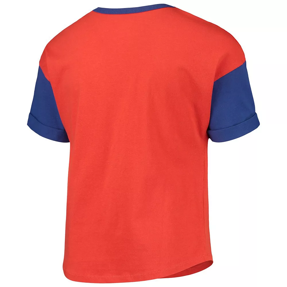 Girls Youth Orange New York Mets Bleachers T-Shirt 4 Girls Youth Orange New York Mets Bleachers T-Shirt - Image 4