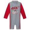 Toddler Gray/Scarlet Ohio State Buckeyes Wave Runner Wetsuit