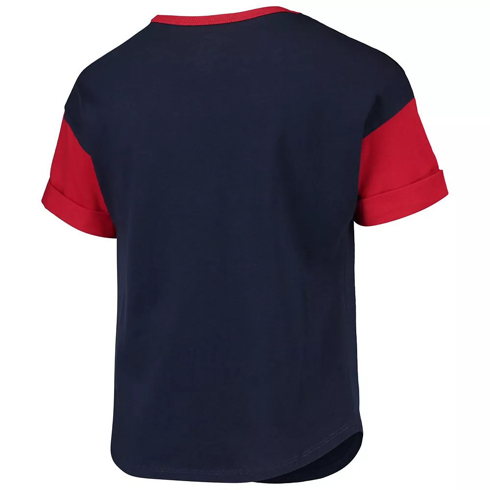Girls Youth Navy St. Louis Cardinals Bleachers T-Shirt 4 Girls Youth Navy St. Louis Cardinals Bleachers T-Shirt - Image 4