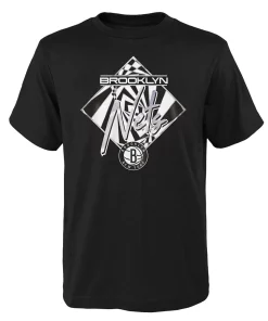 Youth Black Brooklyn Nets La Jolla T-Shirt