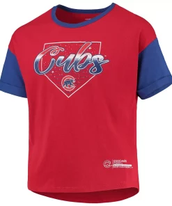 Girls Youth Red Chicago Cubs Bleachers T-Shirt 5 Girls Youth Red Chicago Cubs Bleachers T-Shirt -MLB Shop 5752852 ALT2