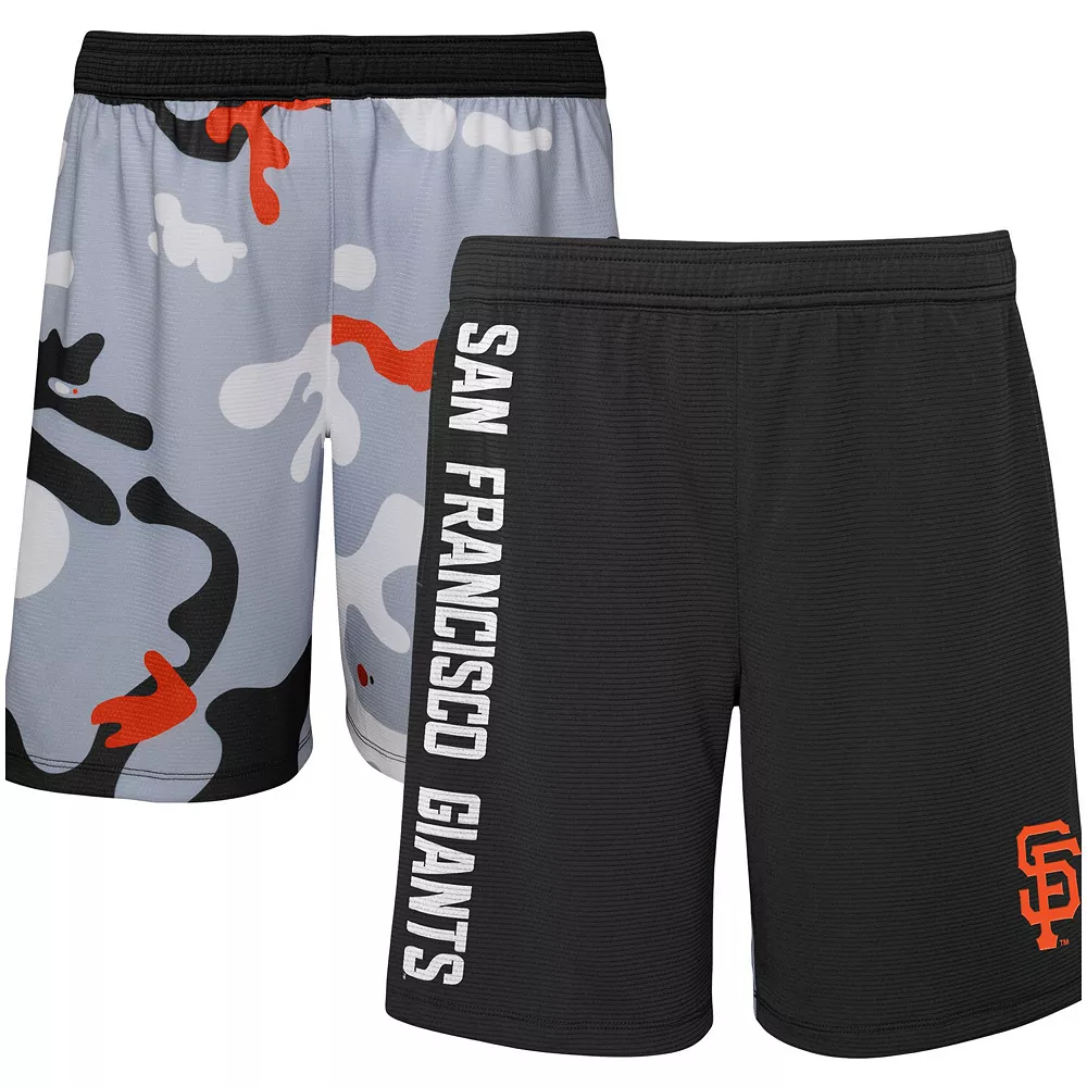 Youth Black San Francisco Giants Camo Newsies Active Shorts 1 Youth Black San Francisco Giants Camo Newsies Active Shorts
