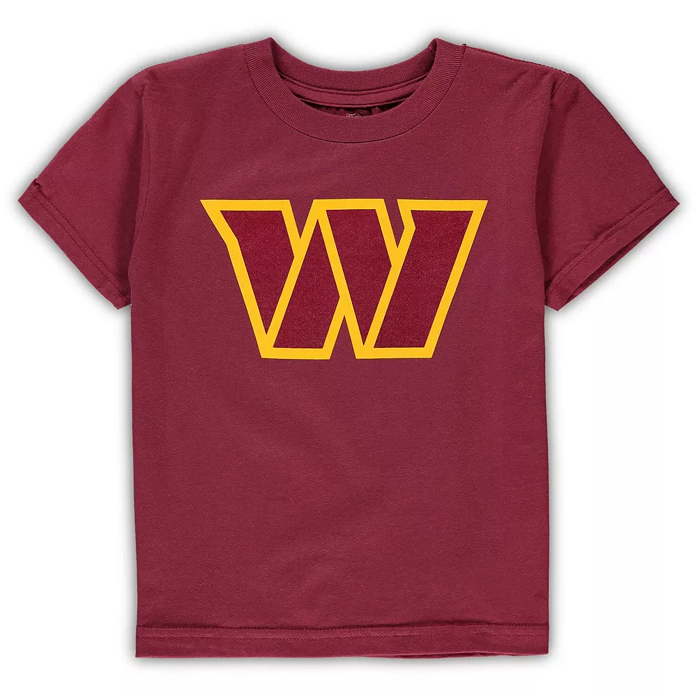 Toddler Burgundy Washington Commanders Logo T-Shirt 1 Toddler Burgundy Washington Commanders Logo T-Shirt