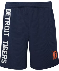 Youth Navy Detroit Tigers Camo Newsies Active Shorts 5 Youth Navy Detroit Tigers Camo Newsies Active Shorts -MLB Shop 5762385 ALT2
