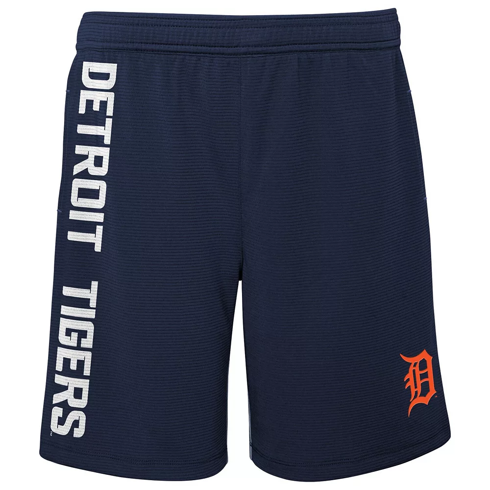 Youth Navy Detroit Tigers Camo Newsies Active Shorts 3 Youth Navy Detroit Tigers Camo Newsies Active Shorts - Image 3