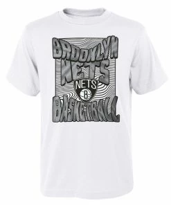 Youth White Brooklyn Nets Del Mar T-Shirt