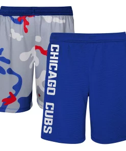 Alternative view of Youth Royal Chicago Cubs Camo Newsies Active Shorts