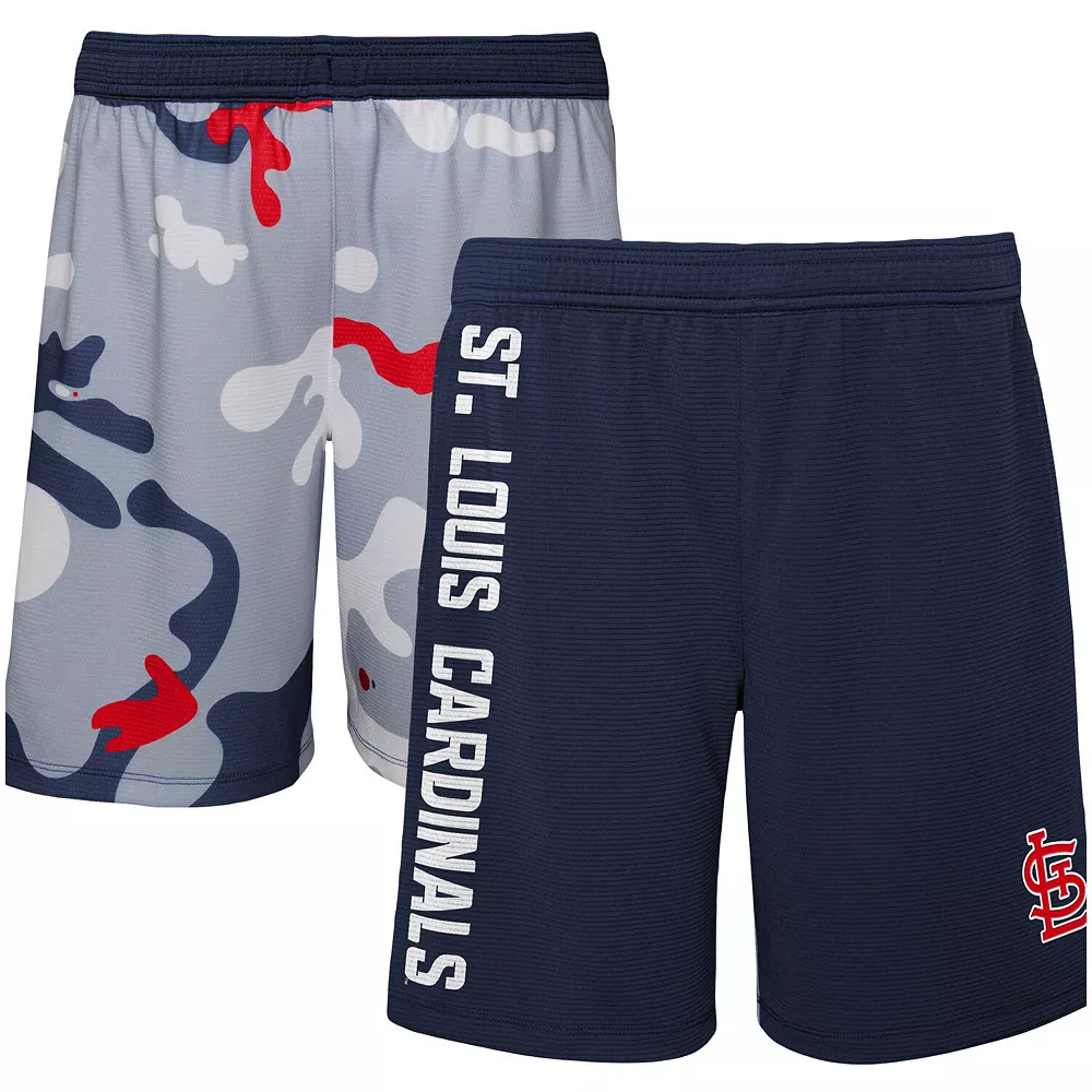 Youth Navy St. Louis Cardinals Camo Newsies Active Shorts 1 Youth Navy St. Louis Cardinals Camo Newsies Active Shorts