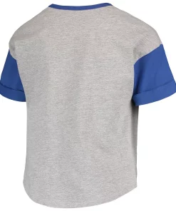 Girls Youth Heathered Gray Los Angeles Dodgers Bleachers T-Shirt 5 Girls Youth Heathered Gray Los Angeles Dodgers Bleachers T-Shirt -MLB Shop 5762703 ALT3
