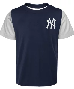 Youth Navy/Gray New York Yankees Officials Practice T-Shirt 5 Youth Navy/Gray New York Yankees Officials Practice T-Shirt -MLB Shop 5762982 ALT2