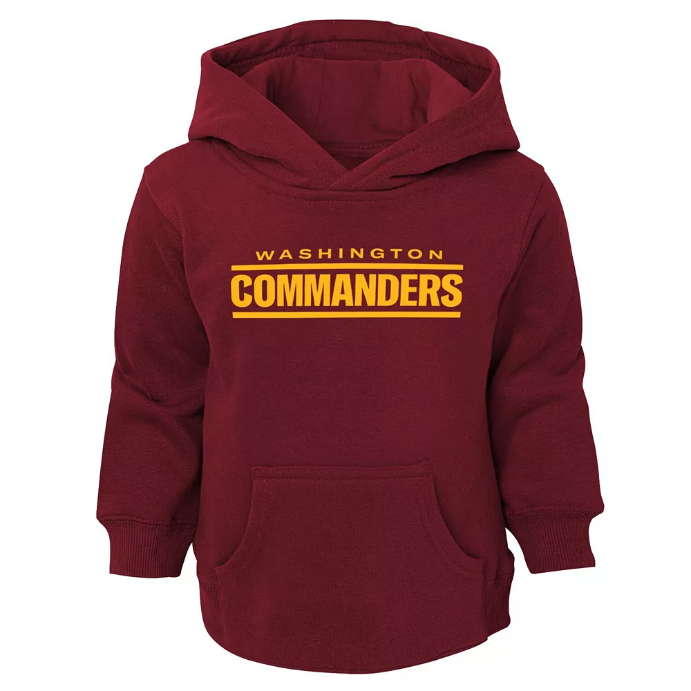 Toddler Burgundy Washington Commanders Team Logo Pullover Hoodie 1 Toddler Burgundy Washington Commanders Team Logo Pullover Hoodie