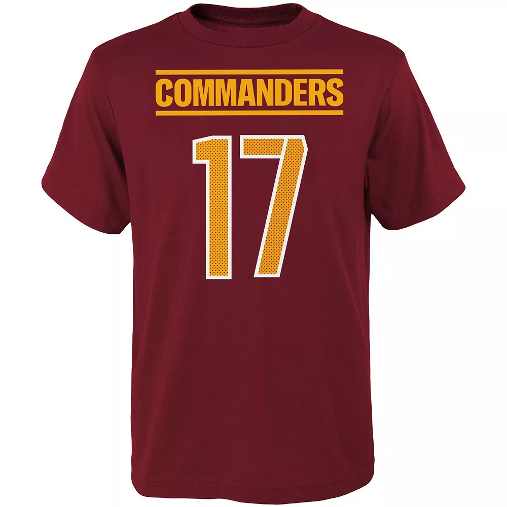 Preschool Terry McLaurin Burgundy Washington Commanders Mainliner Player Name & Number T-Shirt 2 Preschool Terry McLaurin Burgundy Washington Commanders Mainliner Player Name & Number T-Shirt - Image 2