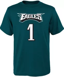 Youth Jalen Hurts Midnight Green Philadelphia Eagles Mainliner Player Name & Number T-Shirt 5 Youth Jalen Hurts Midnight Green Philadelphia Eagles Mainliner Player Name & Number T-Shirt -MLB Shop 5801866 ALT2