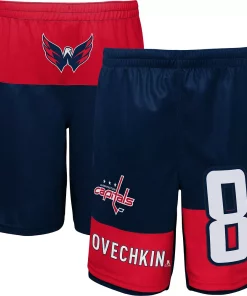 Youth Alexander Ovechkin Navy Washington Capitals Pandemonium Name & Number Shorts -MLB Shop 5820387 ALT