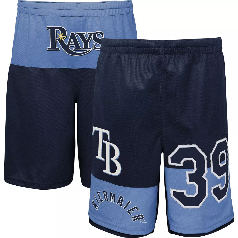 Youth Kevin Kiermaier Navy Tampa Bay Rays Pandemonium Name & Number Shorts 1 Youth Kevin Kiermaier Navy Tampa Bay Rays Pandemonium Name & Number Shorts