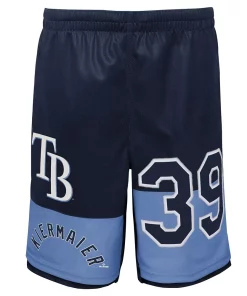 Youth Kevin Kiermaier Navy Tampa Bay Rays Pandemonium Name & Number Shorts 5 Youth Kevin Kiermaier Navy Tampa Bay Rays Pandemonium Name & Number Shorts -MLB Shop 5820680 ALT2