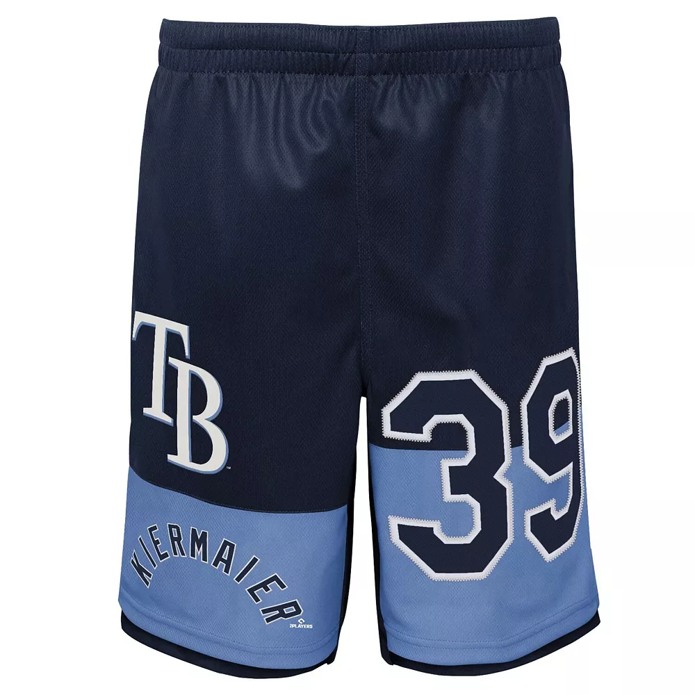 Youth Kevin Kiermaier Navy Tampa Bay Rays Pandemonium Name & Number Shorts 3 Youth Kevin Kiermaier Navy Tampa Bay Rays Pandemonium Name & Number Shorts - Image 3