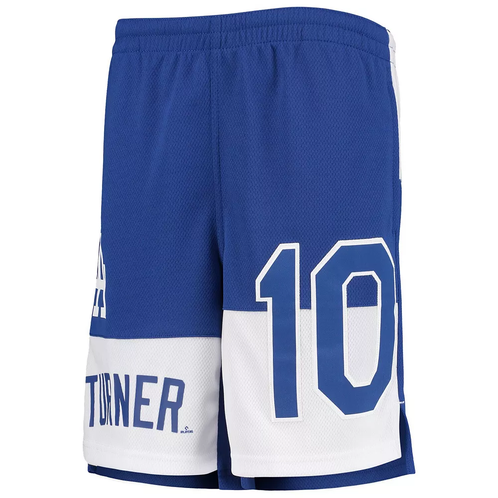 Youth Justin Turner Royal Los Angeles Dodgers Pandemonium Name & Number Shorts 3 Youth Justin Turner Royal Los Angeles Dodgers Pandemonium Name & Number Shorts - Image 3