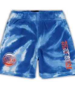 Toddler White/Blue New York Knicks Santa Monica Shorts