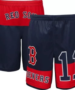 Youth Rafael Devers Navy Boston Red Sox Pandemonium Name & Number Shorts -MLB Shop 5821524 ALT