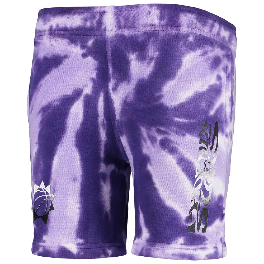 Preschool White/Purple Phoenix Suns Santa Monica Shorts 3 Preschool White/Purple Phoenix Suns Santa Monica Shorts - Image 3