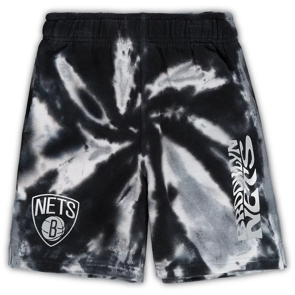 Preschool White/Black Brooklyn Nets Santa Monica Shorts 1 Preschool White/Black Brooklyn Nets Santa Monica Shorts
