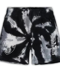Toddler White/Black Brooklyn Nets Santa Monica Shorts