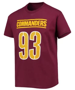 Youth Jonathan Allen Burgundy Washington Commanders Mainliner Player Name & Number T-Shirt 5 Youth Jonathan Allen Burgundy Washington Commanders Mainliner Player Name & Number T-Shirt -MLB Shop 5822342 ALT2