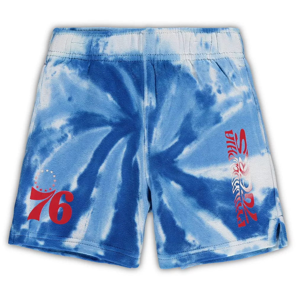 Toddler White/Royal Philadelphia 76ers Santa Monica Shorts 1 Toddler White/Royal Philadelphia 76ers Santa Monica Shorts