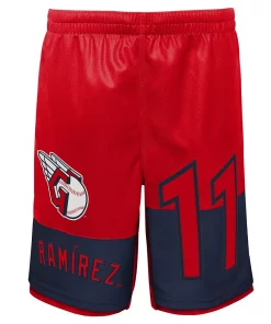 Youth Jose Ramirez Red Cleveland Guardians Pandemonium Name & Number Shorts 5 Youth Jose Ramirez Red Cleveland Guardians Pandemonium Name & Number Shorts -MLB Shop 5822728 ALT2