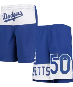 Alternative view of Youth Mookie Betts Royal Los Angeles Dodgers Pandemonium Name & Number Shorts