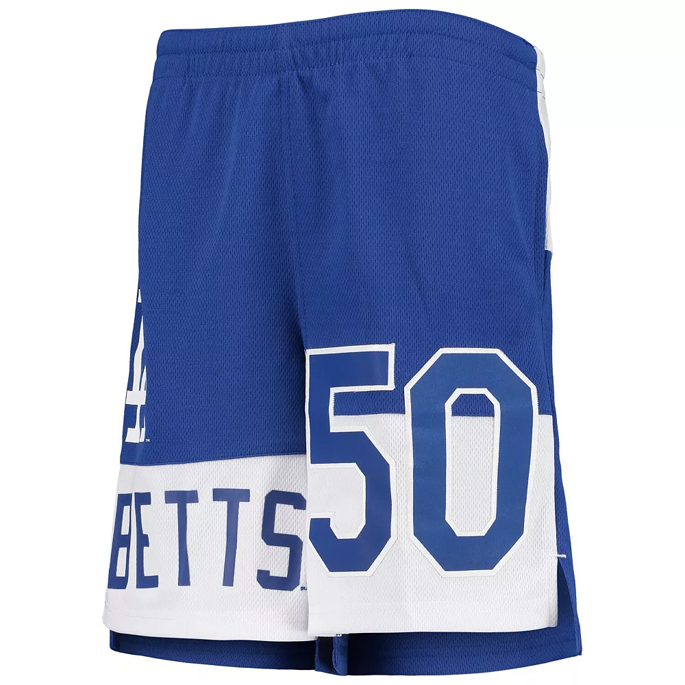 Youth Mookie Betts Royal Los Angeles Dodgers Pandemonium Name & Number Shorts 3 Youth Mookie Betts Royal Los Angeles Dodgers Pandemonium Name & Number Shorts - Image 3
