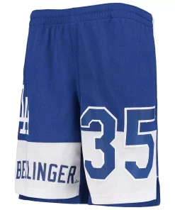 Youth Cody Bellinger Royal Los Angeles Dodgers Pandemonium Name & Number Shorts 6 Youth Cody Bellinger Royal Los Angeles Dodgers Pandemonium Name & Number Shorts -MLB Shop 5823754 ALT2