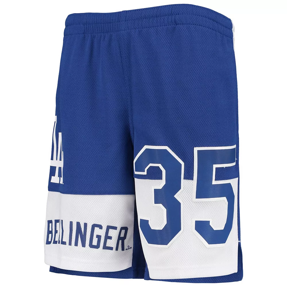 Youth Cody Bellinger Royal Los Angeles Dodgers Pandemonium Name & Number Shorts 3 Youth Cody Bellinger Royal Los Angeles Dodgers Pandemonium Name & Number Shorts - Image 3