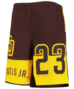Youth Fernando Tatis Jr. Brown San Diego Padres Pandemonium Name & Number Shorts 6 Youth Fernando Tatis Jr. Brown San Diego Padres Pandemonium Name & Number Shorts -MLB Shop 5823821 ALT2