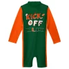 Toddler Green/Orange Miami Hurricanes Wave Runner Wetsuit
