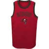 Youth Red Tampa Bay Buccaneers Striker Tank Top