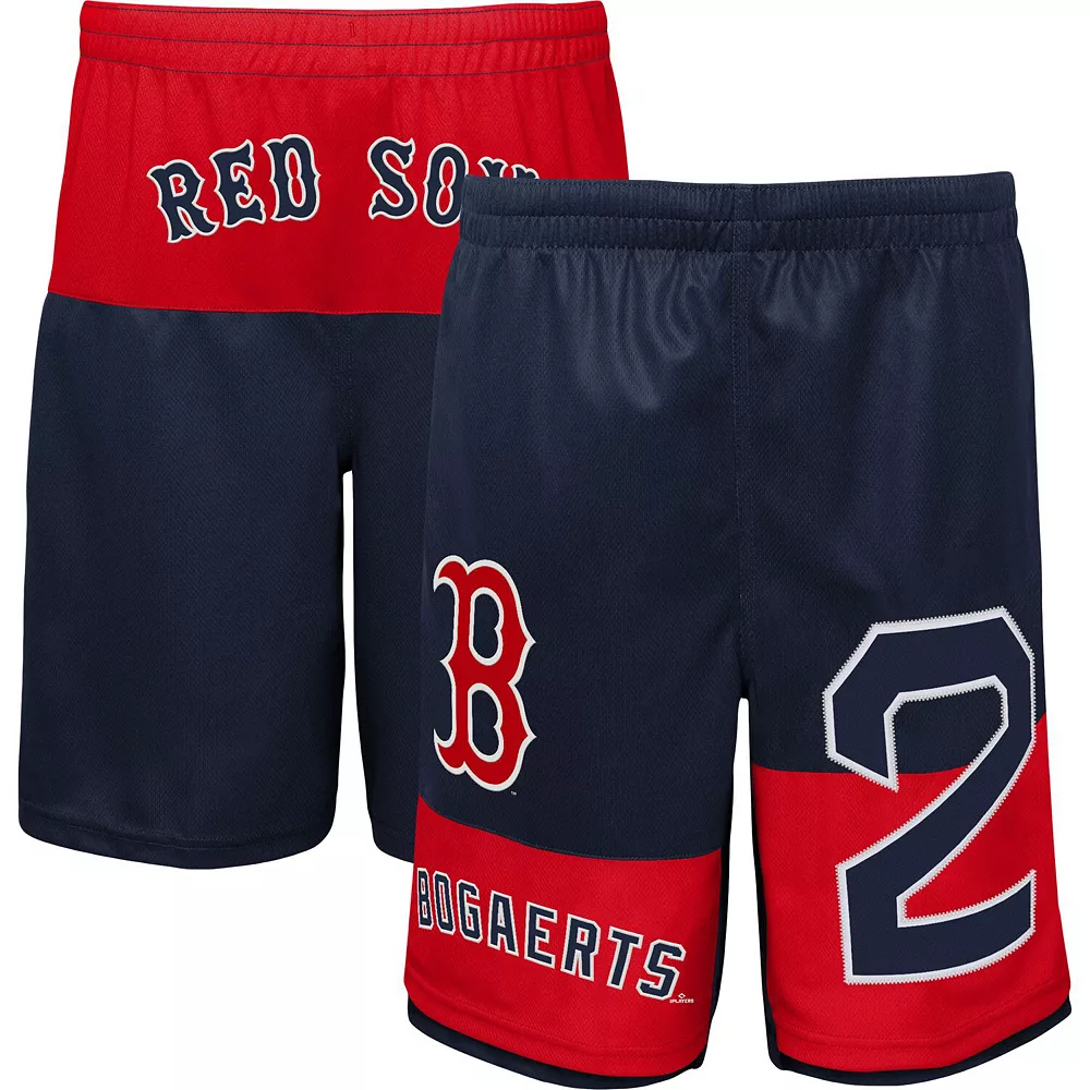 Youth Xander Bogaerts Navy Boston Red Sox Pandemonium Name & Number Shorts 2 Youth Xander Bogaerts Navy Boston Red Sox Pandemonium Name & Number Shorts - Image 2